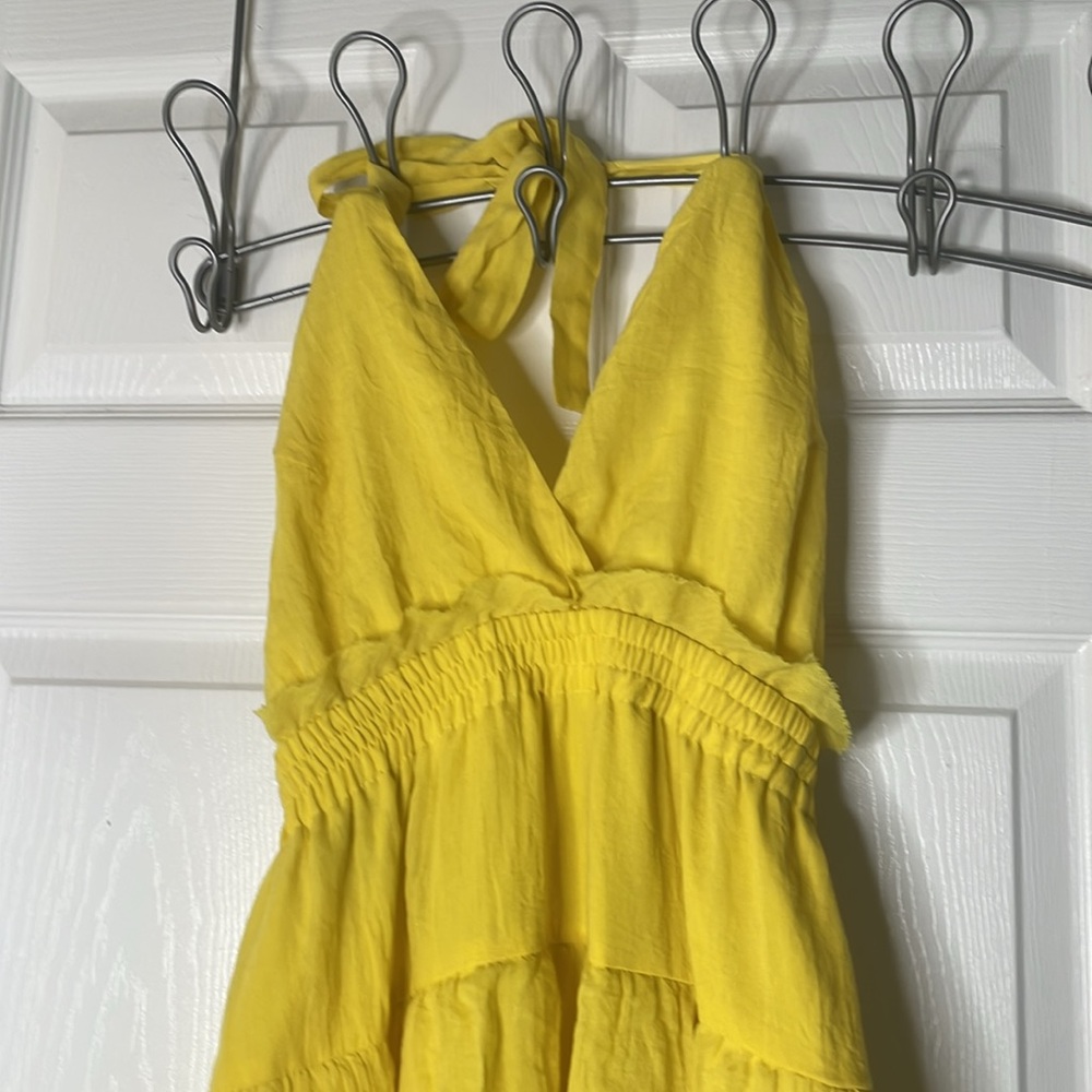 Fiestar Halter Ruffle Maxi Dress - Picture 2 of 7